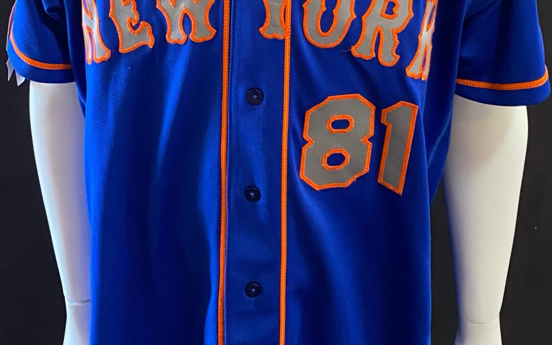 Johneshwy Fargas New York Mets Blue Nike Team Game Issued Jersey Seaver Patch