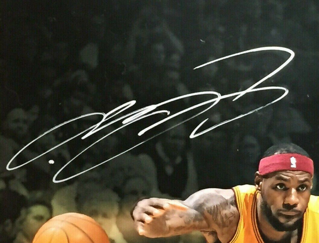 LeBron James Autographed Ascending 16 x 20