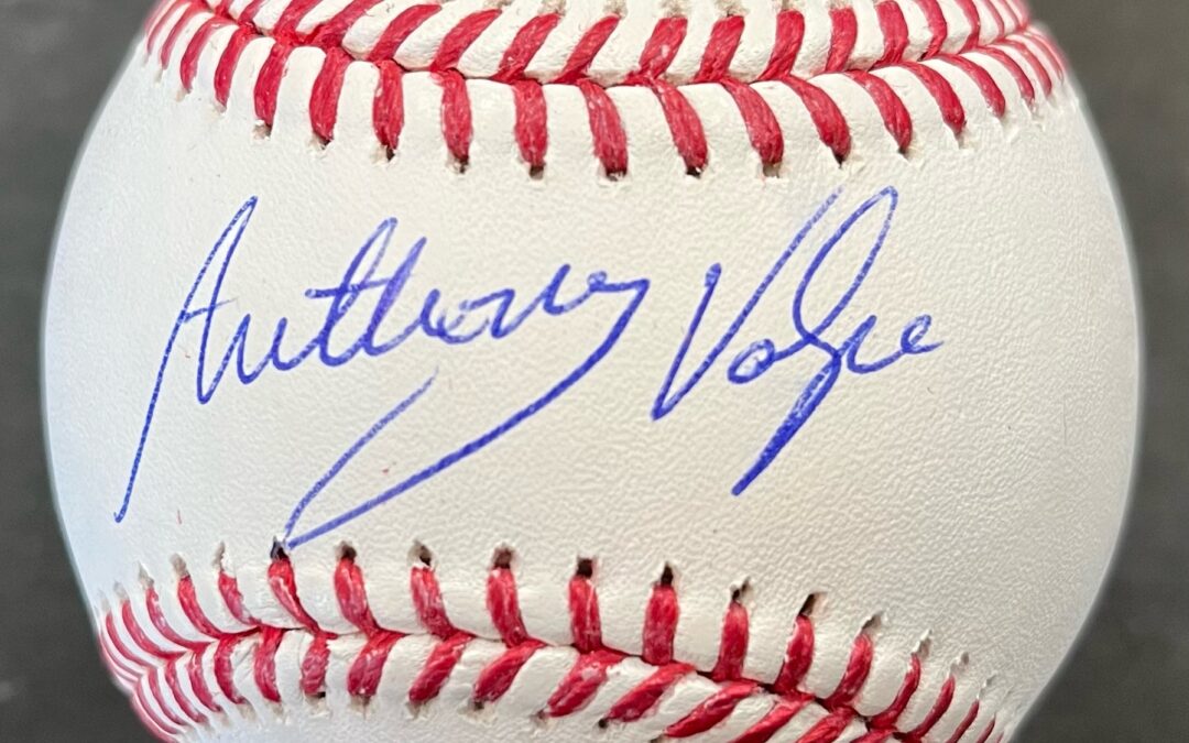 Anthony Volpe New York Yankees signed Official MLB Baseball Autograph Fanatics Dual COA