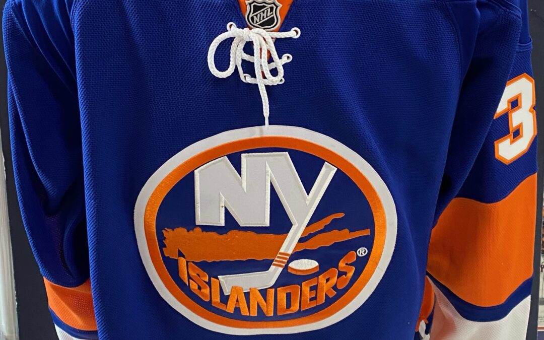Rick DiPietro New York Islanders Reebok Blue Stitched NHL Official Jersey Size L