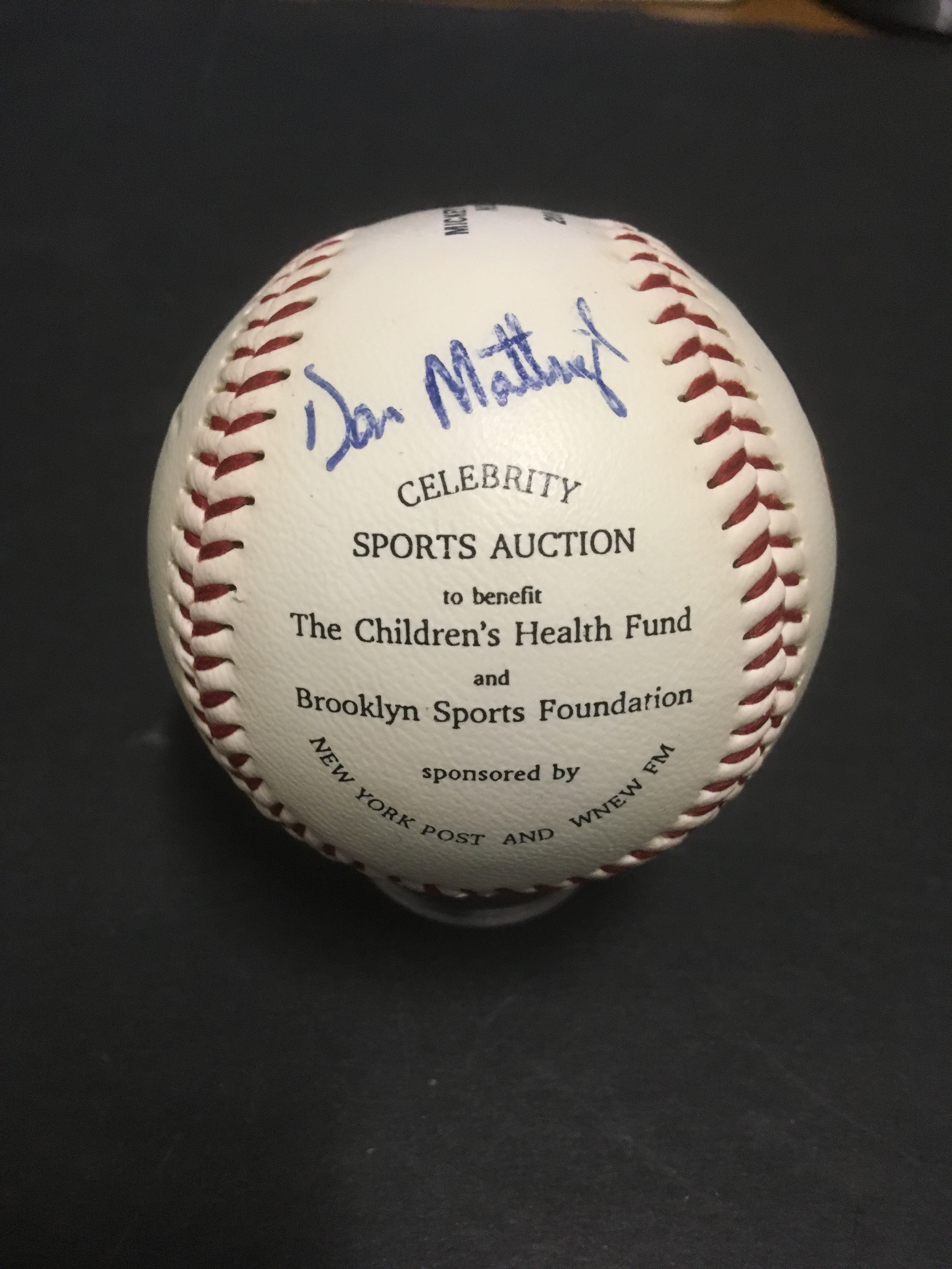Dodgers Marlins JSA Certified Don Mattingly Autographed Ball Autographed Baseballs OAL !