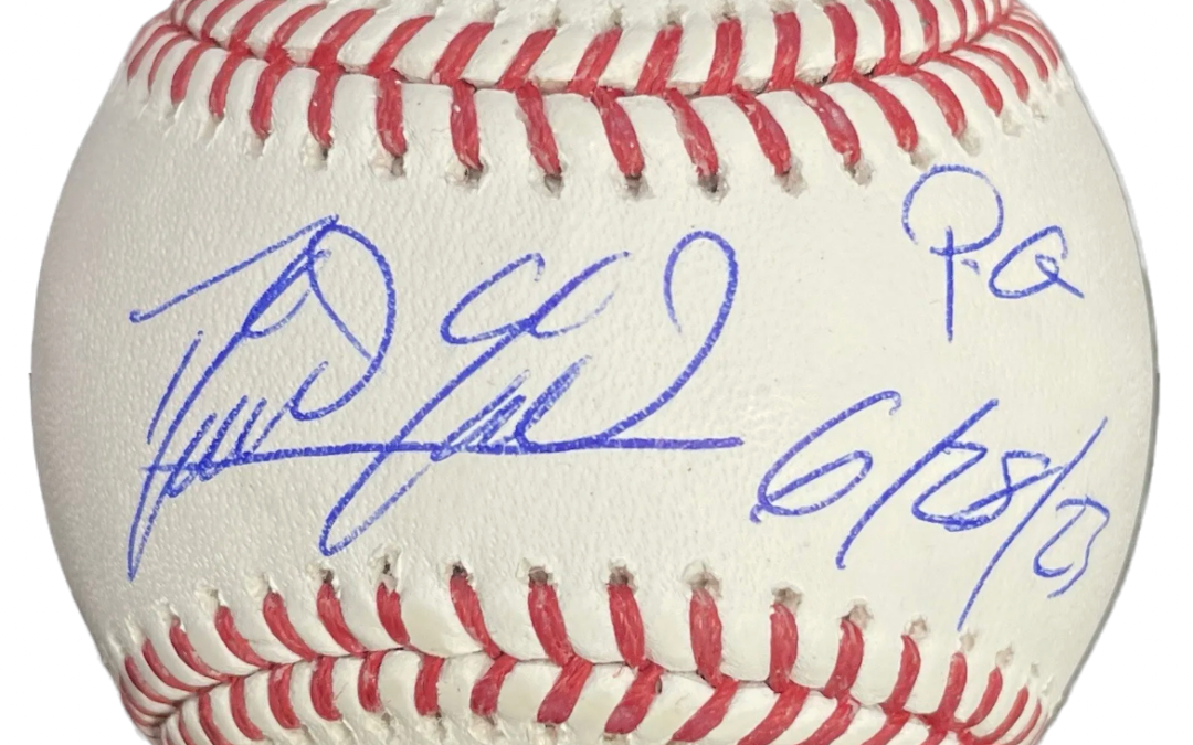 Domingo German Signed Official MLB Baseball Perfect Game Inscribed “PG 6/28/23” Steiner COA
