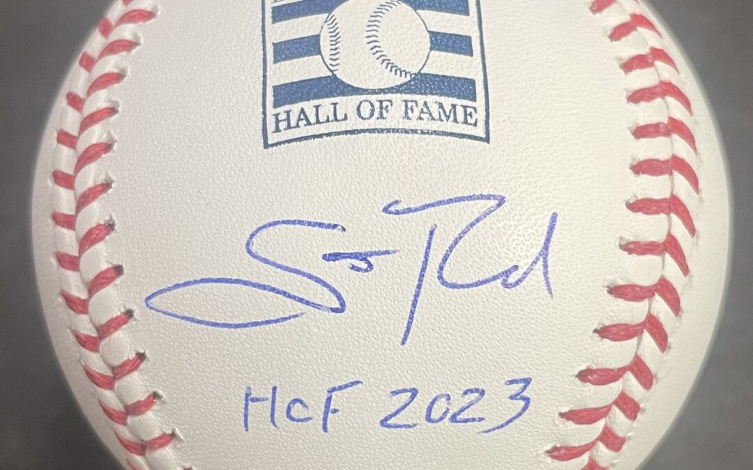 Scott Rolen Signed Official HOF Logo MLB Baseball HOF 2023 Autograph Steiner COA