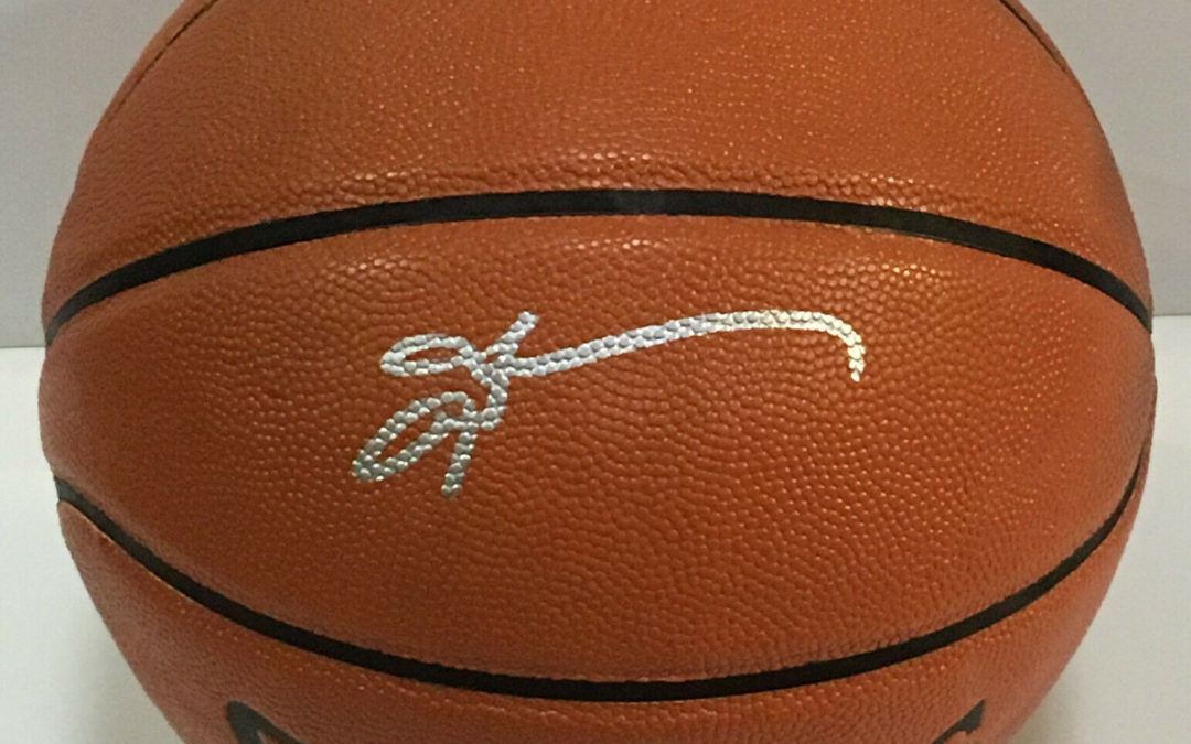 Allen Iverson 76ers signed Spalding Basketball Autograph HOF JSA COA