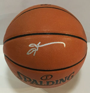 Allen Iverson 76ers signed Spalding Basketball Autograph HOF JSA COA