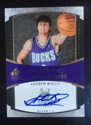 2005 -06 ud SP Signature Edition ANDREW BOGUT Rookie Card Auto MINT RC signed