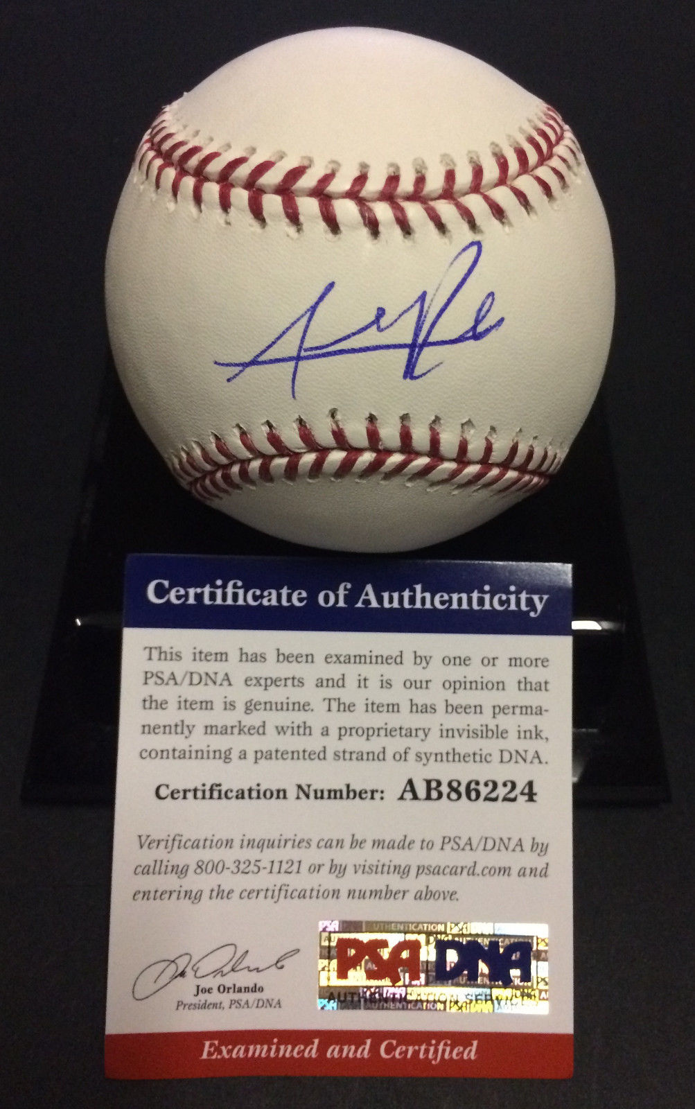 Addison Russell Signed Official Mlb Baseball Chicago Cubs 2016 Ws Grand Slam Psa