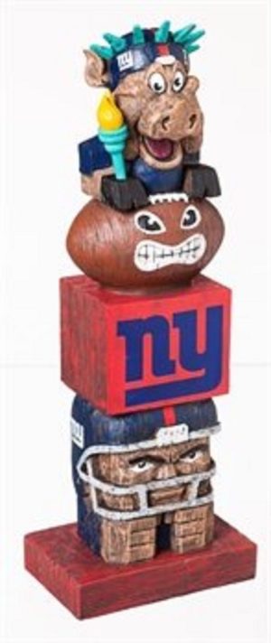 New York Giants NFL Tiki Totem Lawn Garden Statue all weather Eli