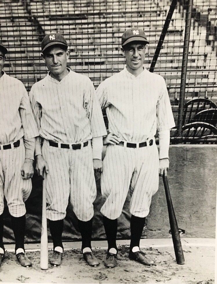 1927 Ny Yankees Original 16x20 Hof Library Photo Lou Gehrig Lazzeri Koenig  - Cardboard Memories