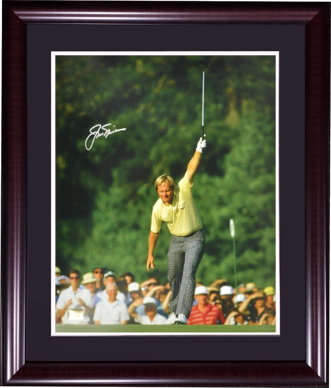 Jack Nicklaus signed 1986 Masters 16×20 photo framed autograph Holo COA