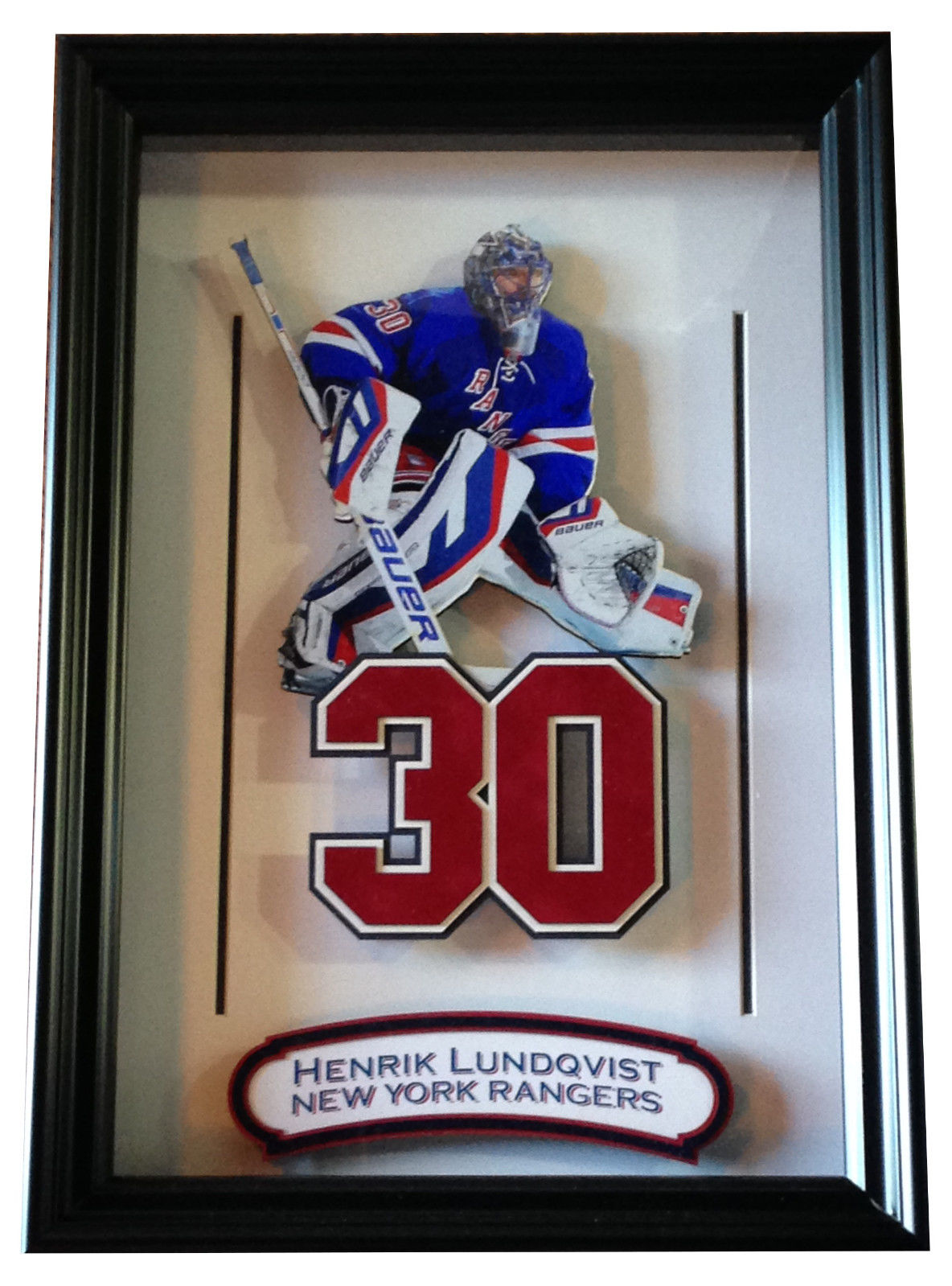 Lids Henrik Lundqvist New York Rangers Fanatics Authentic Framed
