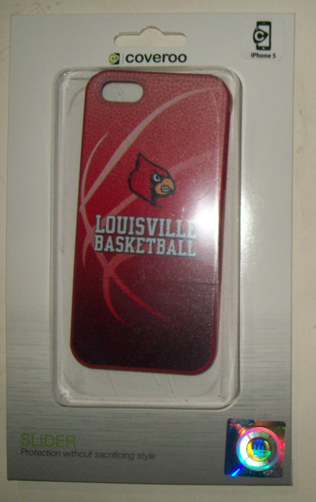 Louisville Cardinals Coveroo Slider Case Iphone 5 ncaa college new sealed