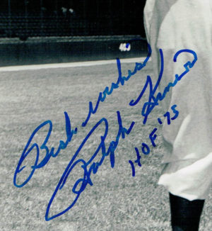 Ralph Kiner Signed 8x10 Photograph Ins HOF 75 Best Wishes Indians HOF Auto COA - Image 2