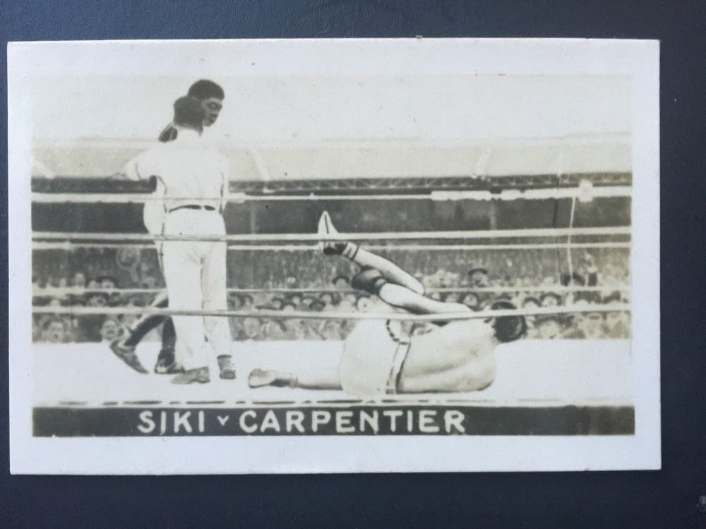 1923 Famous Knockouts Siki Carpenter Fight Card Gem Mint #1 Rare Original Boxing