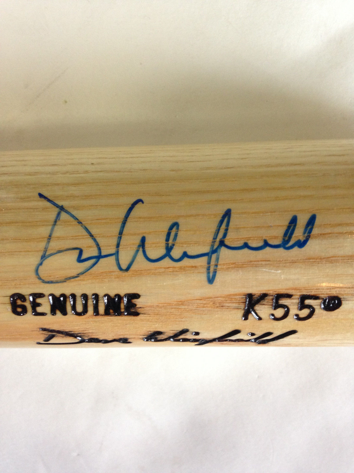 Dave Winfield Signed Louisville Slugger game model k55 baseball bat auto PSA