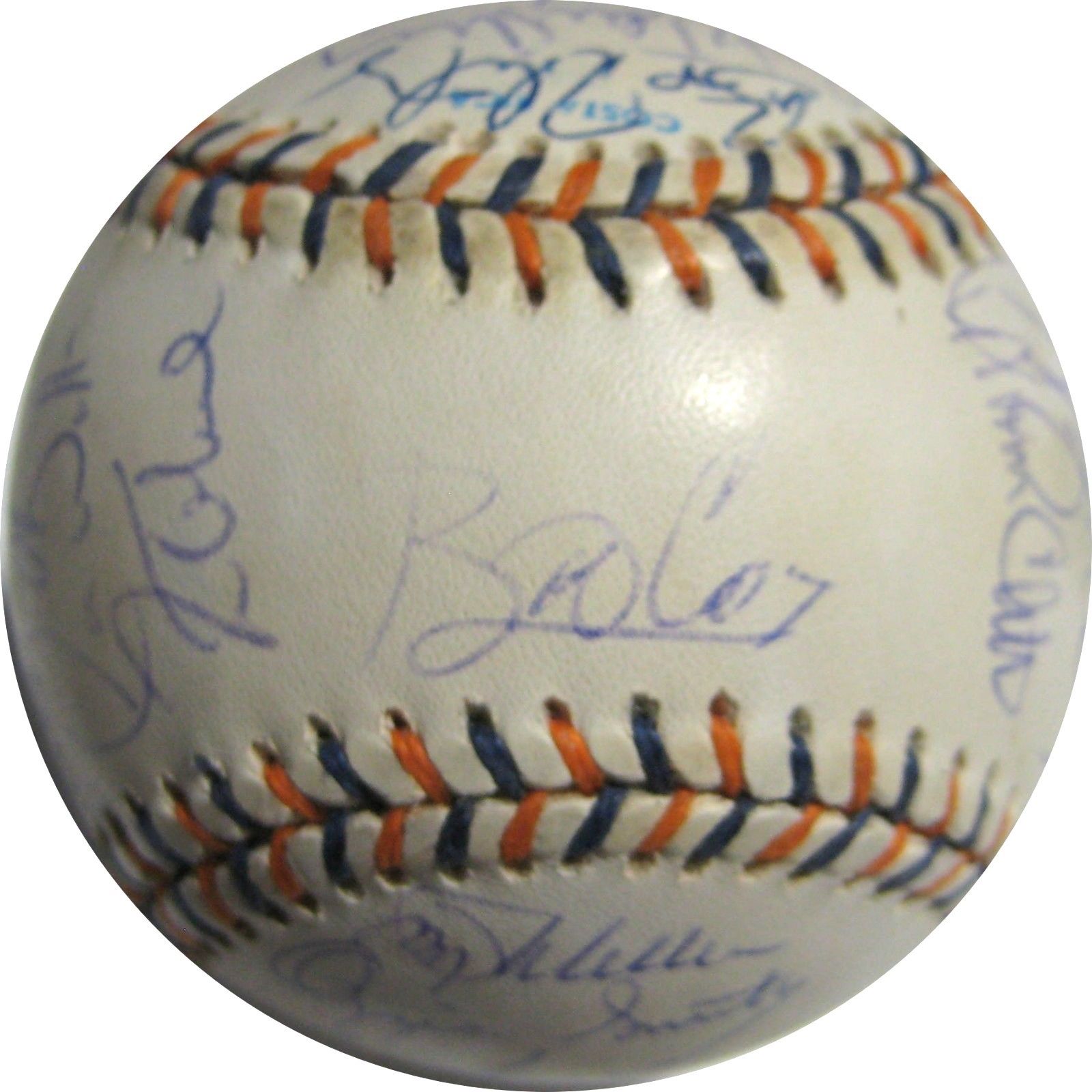 1992 National League All Star Team Signed Baseball 29 Autos Maddux Sandberg PSA