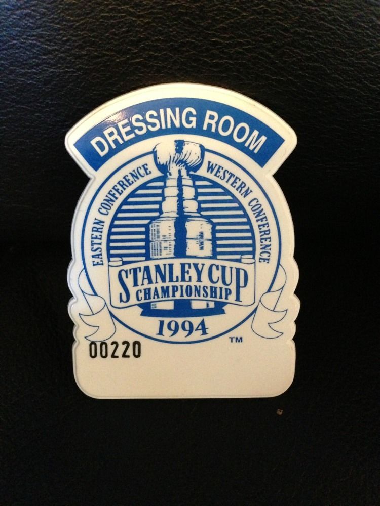 1994 Stanley Cup Championship Ny Rangers Dressing Room Press Pin messier mint