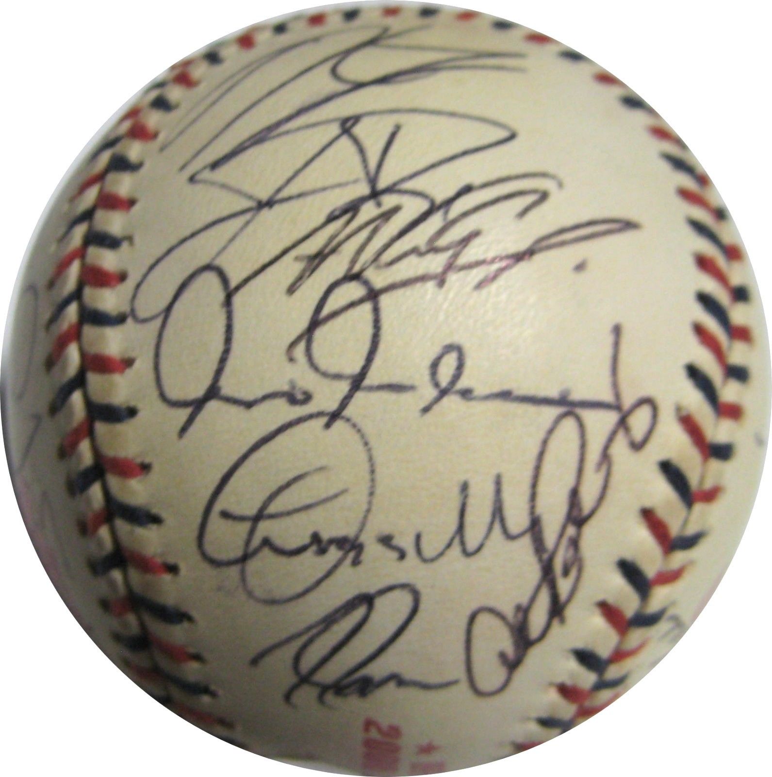 2000 A.L All Star Team Signed Baseball Alex Rodriguez Rivera Torre 30 Auto PSA