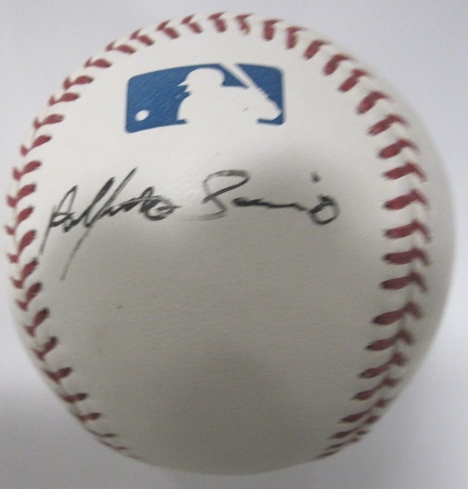Alphonso Soriano Signed Baseball NY Yankees Official CBM COA Hologram Bold Auto