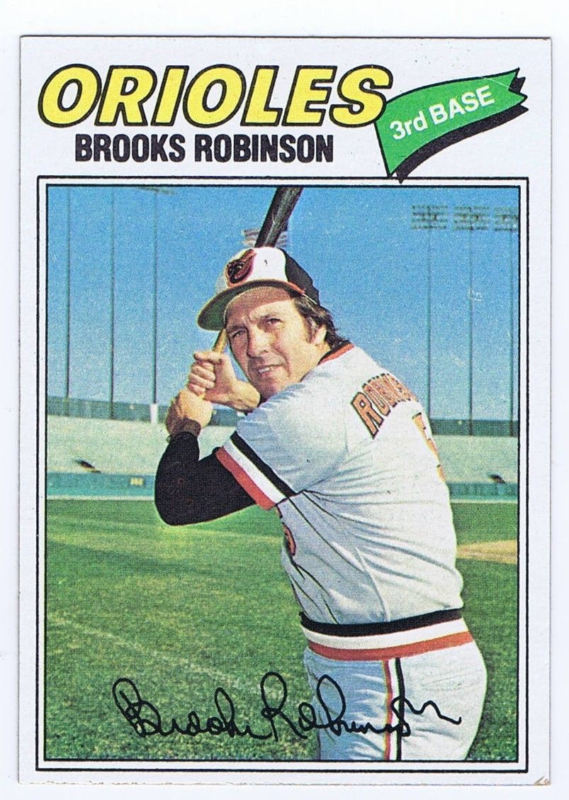 Brooks Robinson 1977 Topps Card # 285 Nm Hof  Baltimore Orioles