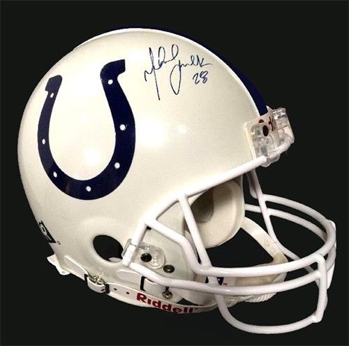 Marshall Faulk Signed Pro Authentic Indianapolis Colts Football Helmet PSA/DNA