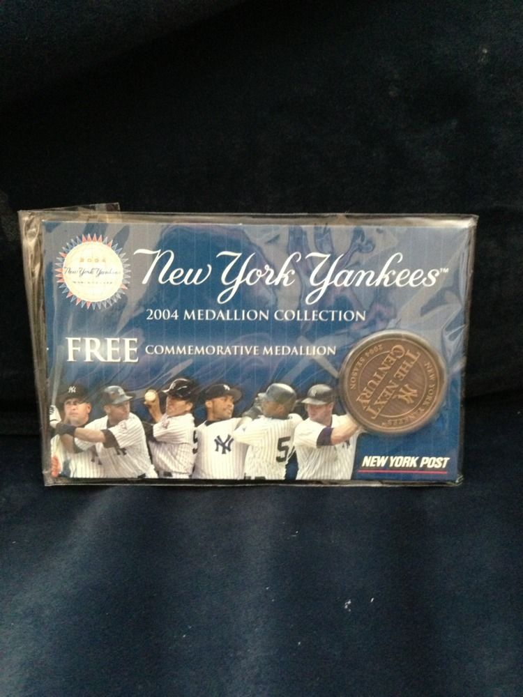 Ny Yankees Medallion Coin Sealed Mint  Ny Post