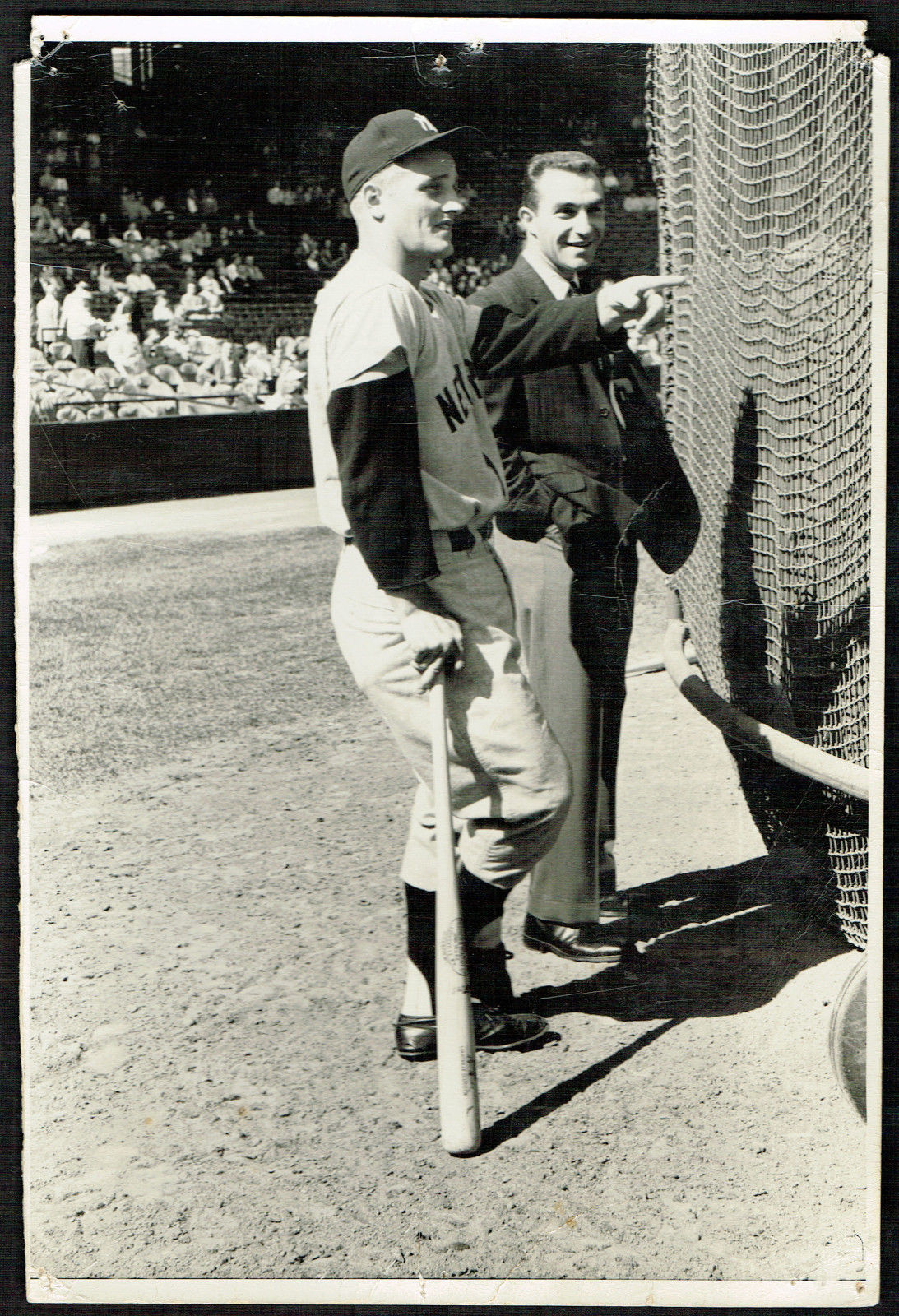 Roger Maris RARE Original 6.7×10 Wire Photograph Yankees Newsday Steve Jacobson