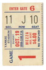 Soccer Original Vintage Sports Ticket Stubs 1994