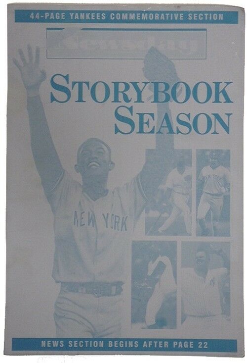 1998 Yankees World Series Champions Newsday Printing Plate DerekJeter 1/1 Rivera
