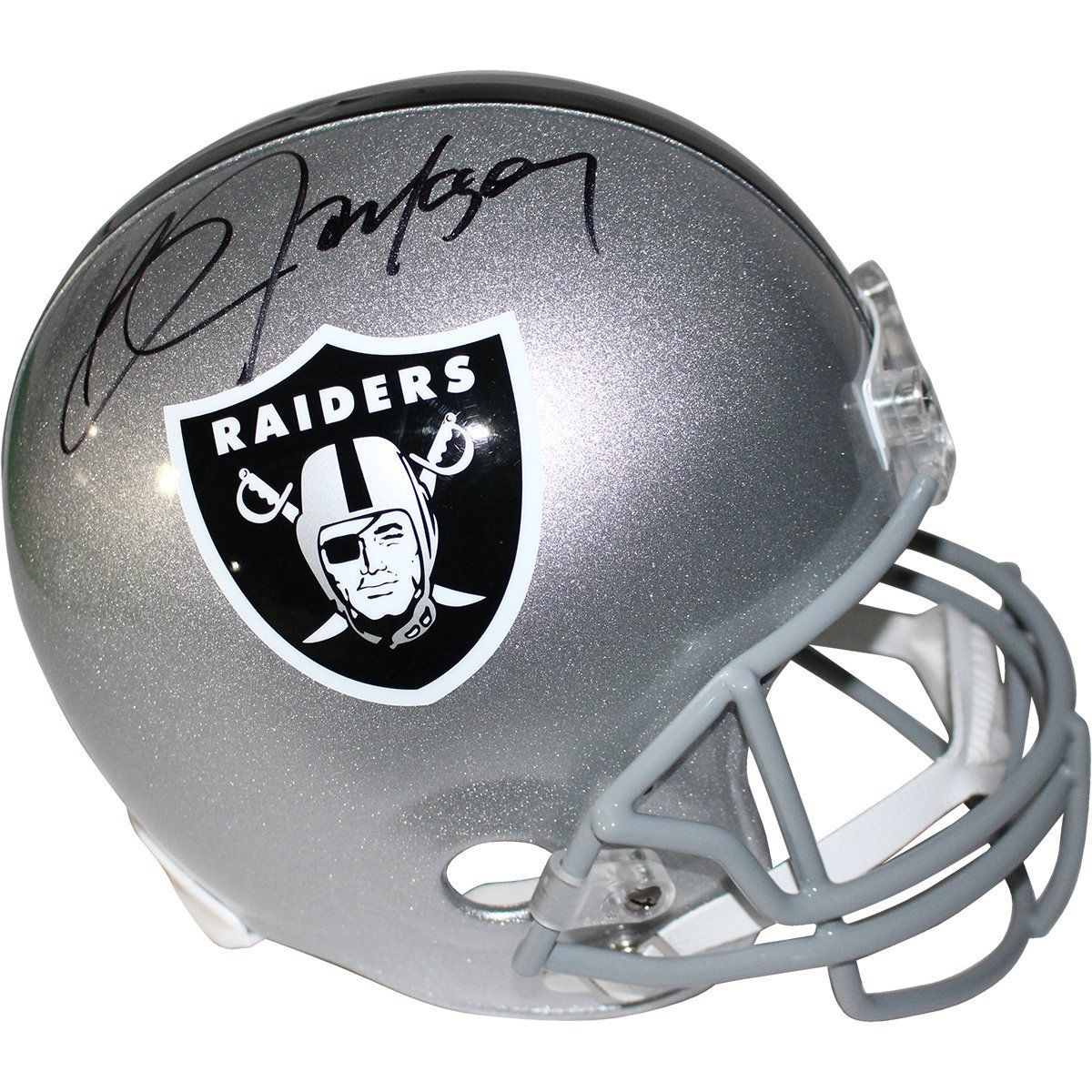 Bo Jackson holo signed FS Raiders replica football helmet autograph Steiner COA