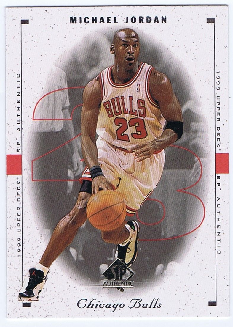 Michael Jordan 1998-1999 Chicago Bulls SP Authentic Sample Promo Card #23 MINT