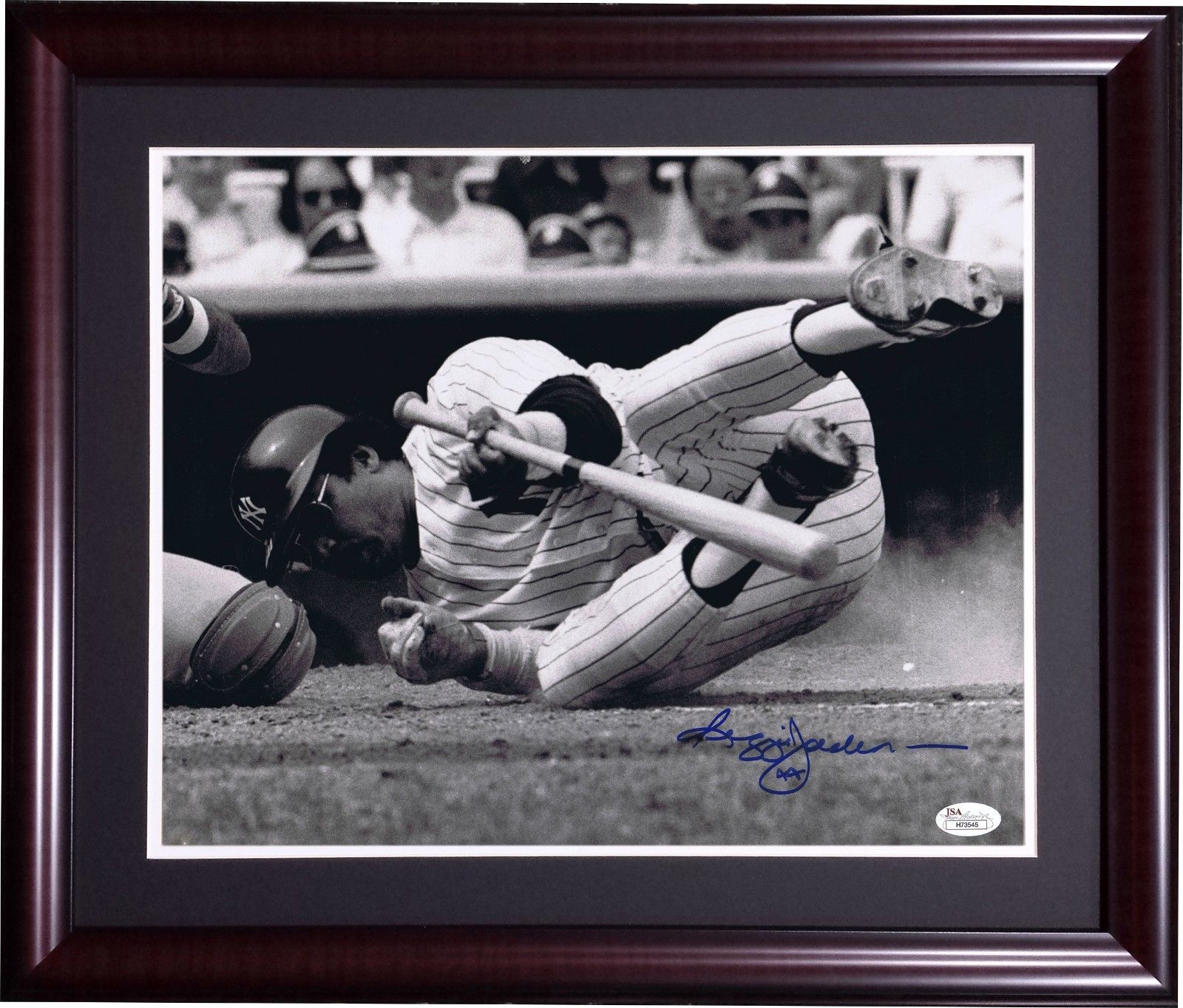 Reggie Jackson Signed 11×14 Original RARE Photo FRAMED Yankees Autograph JSA COA