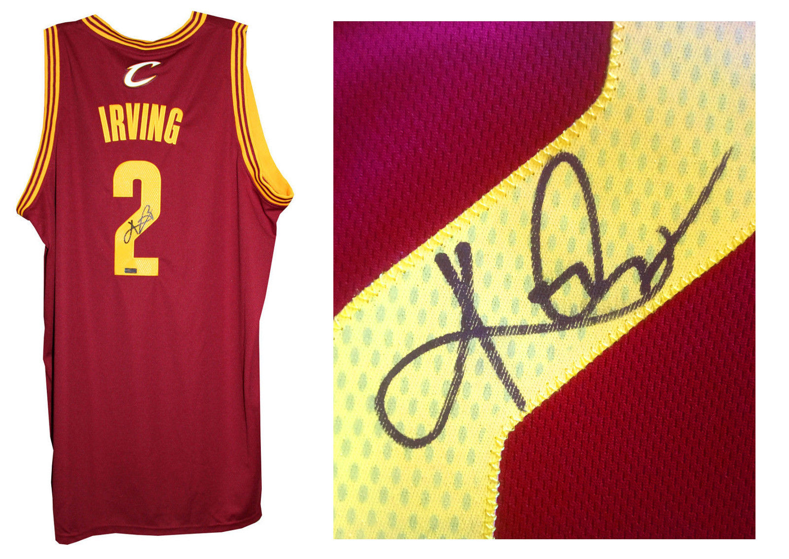 Kyrie Irving Signed Cleveland Cavaliers Adidas Swingman Red Alternate NBA  Jersey - Panini