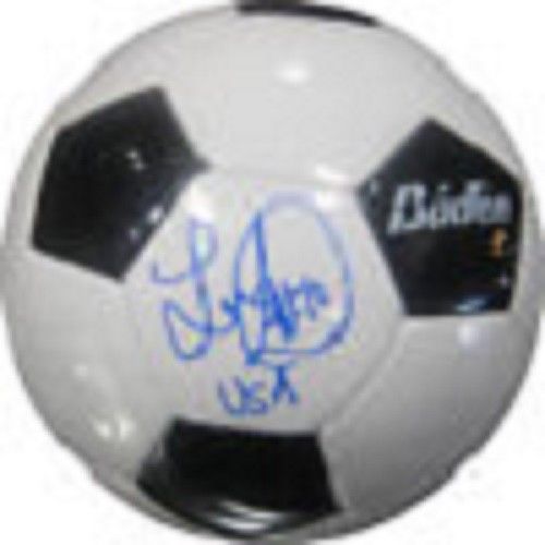 Landon Donovan signed inscribed #10 usa soccer ball holo coa & picture signing