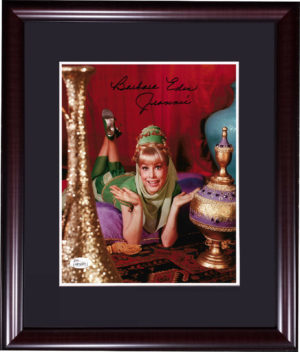 Barbara Eden signed I Dream of Jeannie INS photo framed autograph JSA COA