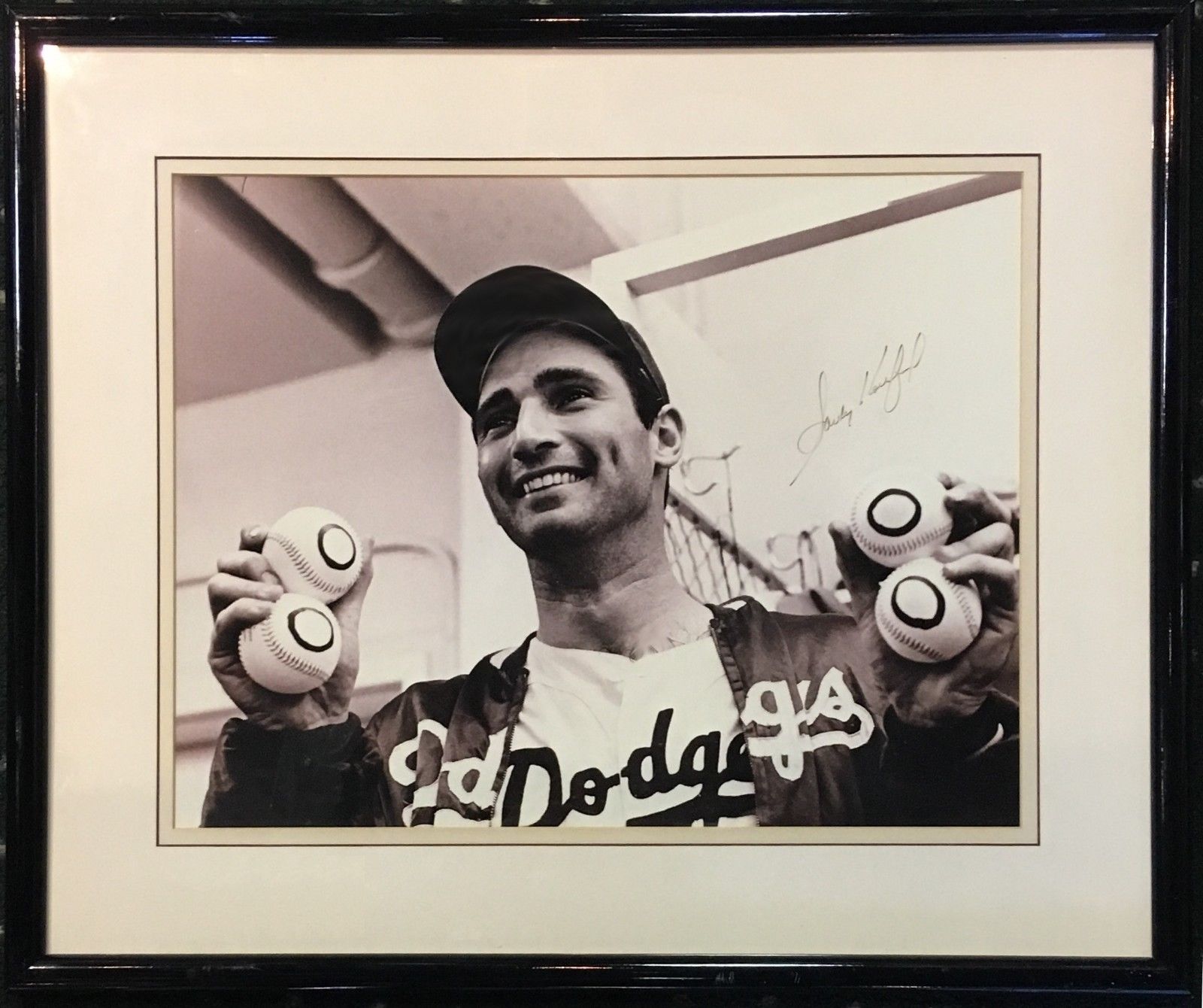 Sandy Koufax Dodgers signed 16×20 4 no hitters photo framed auto HOF CBM COA