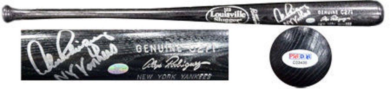 Alex Rodriguez Signed Game Issued Model LS Bat Inscribed “NY Yankees” PSA A-Rod