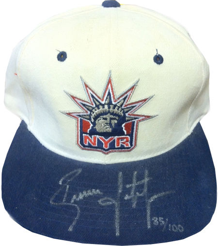 Brian Leetch Hand Signed New York Rangers Hat limited 100 Steiner auto  COA hof