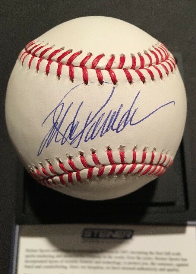 Jorge Posada Signed Official Mlb Baseball Steiner Coa  Mint Autograph Yankees