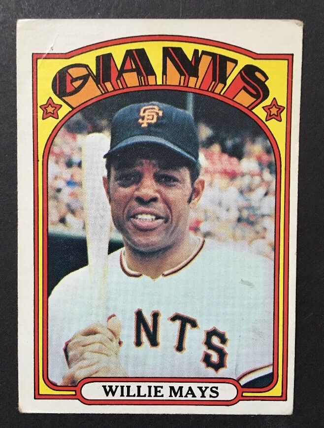 1972 Topps Willie Mays Baseball Card #49 San Francisco Giants Ex Hof
