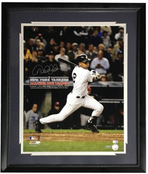 Derek Jeter Yankees Signed 16x20 photo framed Mint autograph Steiner COA