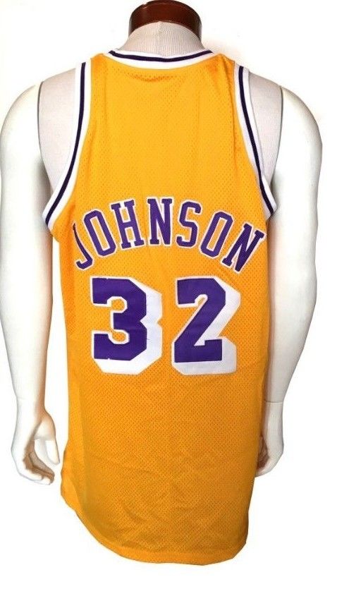 Vintage 1979-80 MAGIC JOHNSON 32 NBA All Star Jersey Size 54 MITCHELL &  NESS