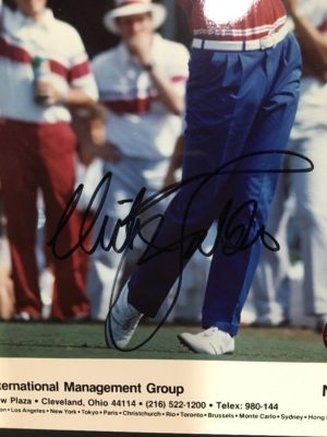 Nick Faldo Signed 8x10 Photo 3 Time Masters Champ Rare Mint Autograph Cbm Coa I - Image 2