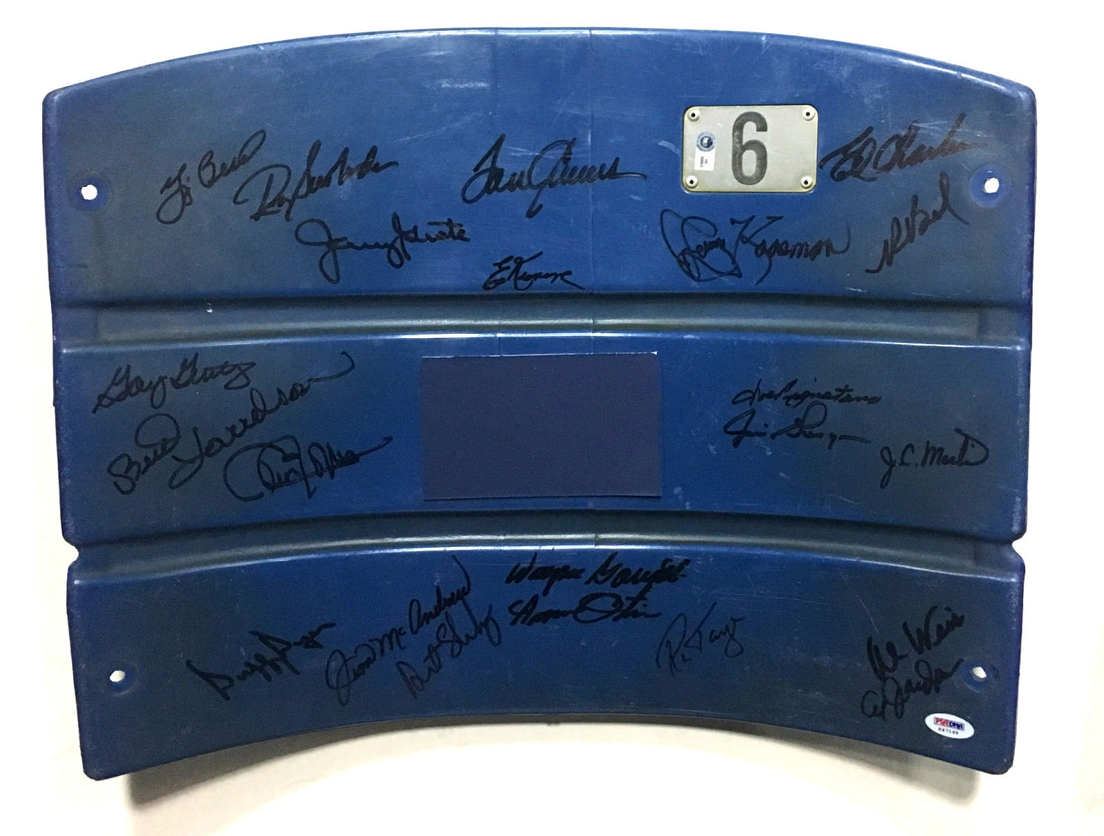 1969 Mets team signed game used Shea Stadium seatback 22 auto Tom Seaver Yogi Berra PSA