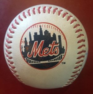 1986 NY Mets Logo Baseball Signed Mookie Wilson Mel Stottlymyre Cbm Holo COA - Image 2
