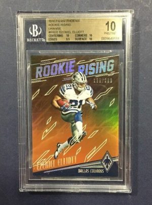 2016 panini phoenix rookie rising EZEKIEL ELLIOTT Rc BGS 10 PRISTINE orange /299