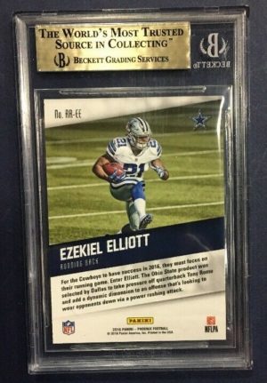 2016 panini phoenix rookie rising EZEKIEL ELLIOTT Rc BGS 10 PRISTINE orange /299 - Image 4