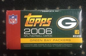 2006 Topps Football complete Factory Set Packers 385 Card Sealed Set Bonus Pack