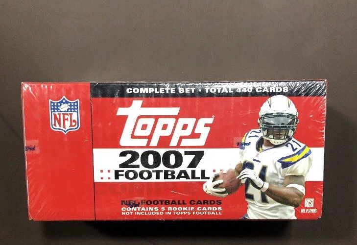 2007 Topps NFL FOOTBALL Complete 440 Card Factory Sealed SET Peterson Lynch RC