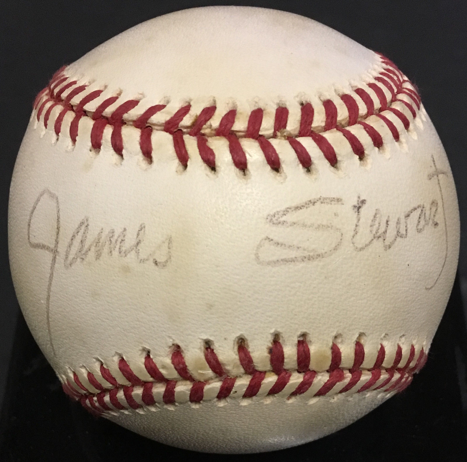 James Stewart Vertigo actor signed official AL Baseball autograph PSA/DNA COA